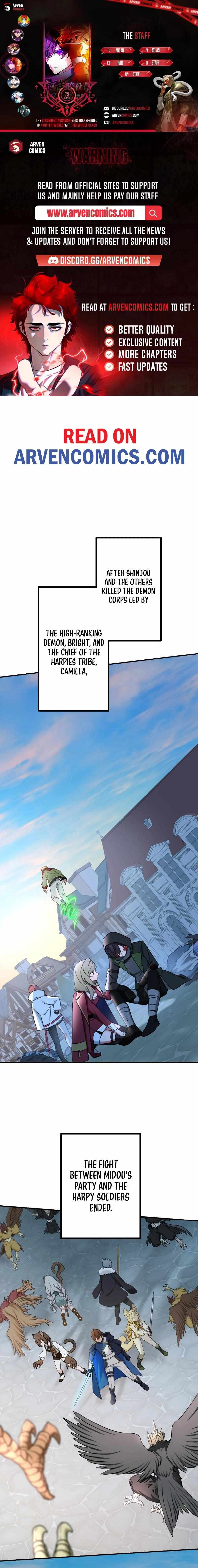The strongest assassin gets transferred to another world with his whole class Chapter 73 1